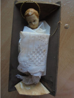 Ancien - Petit Jésus En Cire (Très Abîmé) - Niño Jesus