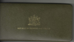Trinidad Et Tobago Coffret Pieces Proof Set Franklin Mint Année 1976 - Trinidad & Tobago