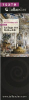Delcampe - TALLANDIER - La Saga Des Rothschild - Marque-page TBon Etat (voir Scan) - Lesezeichen