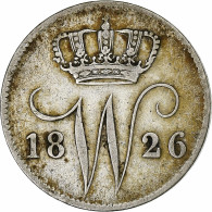 Pays-Bas, William I, 25 Cents, 1826, Bruxelles, Argent, TTB, KM:48 - 1815-1840 : Willem I