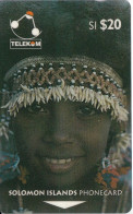 02SDA TARJETA DE LA ISLA SALOMON DE PEOPLE OF THE SOLOMON ISLANDS - Solomon Islands