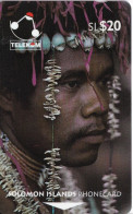 02SDB TARJETA DE LA ISLA SALOMON DE PEOPLE OF THE SOLOMON ISLANDS - Solomon Islands