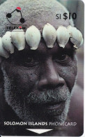 02SIC TARJETA DE LA ISLA SALOMON DE PEOPLE OF THE SOLOMON ISLANDS - Solomon Islands