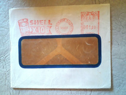 ARGENTINA, Enveloppe Belonging To "SHELL X-100 (Oil Barrel)" Circulated With Mechanical Postage From The Year 1961.... - Gebruikt