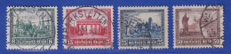 Dt. Reich 1930 Nothilfe Bauwerke Mi.-Nr. 450-453 O (Nr. 453 Gpr. SCHLEGEL BPP) - Oblitérés