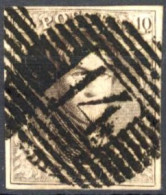 [O SUP] N° 10, Belles Marges - Superbe Obl Centrale 'P14' Beaumont, Coba +6 € - 1858-1862 Medallions (9/12)