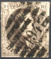 [O SUP] N° 10A, Quasi Margé - Superbe Obl Centrale 'P194' 8b Glons, Coba +30 € - 1858-1862 Medallions (9/12)