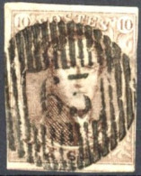 [O SUP] N° 10A, Belles Marges - Superbe Obl Centrale 'D63' Willebroeck, Coba +20 € - 1858-1862 Medallions (9/12)