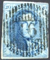 [O SUP] N° 11, Belles Marges - Superbe Obl Centrale 'D16' Bertrix, Coba +25 € - 1858-1862 Medallions (9/12)