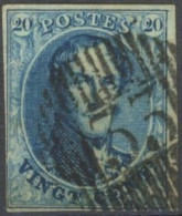 [O SUP] N° 11, Margé - Superbe Obl Centrale 'D33' Marbais, Coba +25 € - 1858-1862 Medallions (9/12)
