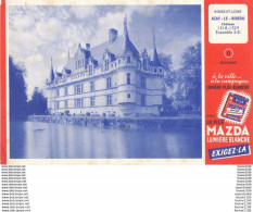 BUVARD  Pile Mazda  Château Azay Le Rideau Indre Et Loire - Batterie