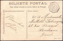 FRANCE CP N°137 CACHET OCTOGONAL BORDEAUX A BUENOS AYRES 2° LK N°4 DU 02/09/1907 - Lettres & Documents