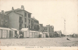 [-5%] FRANCE - Courseulles - La Plage - L P - Vue Générale - Animé - Carte Postale Ancienne - Courseulles-sur-Mer