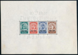** Deutsches Reich 1933 10 éves A Német Nothilfe Blokk Mi 2 (Hungárika: Szent Erzsébet Motívum) (Mi EUR 6.000.-) A Bélye - Other & Unclassified