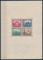 ** Deutsches Reich 1930 IPOSTA Blokk Mi 1 Jó Minőség, Alul A Kereten Halvány Foltok / Good Quality MNH Block, Light Spot - Other & Unclassified