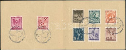Ausztria 1946 Antifasiszta Kiállítás Sor Emléklapon - Other & Unclassified