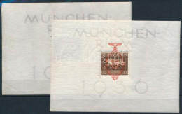 **, * Deutsches Reich 1936-1937 Mi Blokk 4 Falcos + 8 Postatiszta (ráncok, Saroktörés / Creases, Folded Corner) (Mi EUR  - Other & Unclassified