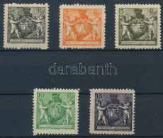 * Liechtenstein 1921 Forgalmi Bélyegek 12 1/2 Fogazással Mi 46 B - 48 B + Mi 50 B + Mi 52 B (Mi EUR ** 397.-) - Other & Unclassified
