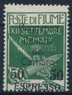 * Fiume 1920 Katonai Postabélyeg Sassone 4, Signed (Sassone EUR 600,-) - Other & Unclassified