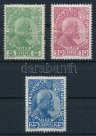 * Liechtenstein 1912 Mi 1-3 (Mi EUR 190,-) (ráncok / Creases) - Other & Unclassified