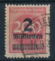 O Deutsches Reich 1923 Forgalmi Bélyeg Mi 309 B (Mi EUR 200.-) - Other & Unclassified