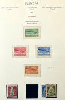 ** Európa Mitläufer Gyűjtemény 1948-1988 Leuchtturm Előnyomott Albumban / Europe Mitläufer Collection 1948-1988 In Leuch - Other & Unclassified