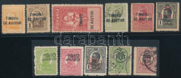 *, O Románia 1915-1918 11 Db Klf Felülnyomott Bélyeg - Other & Unclassified