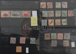 **, (*), *, O Német Tétel, Benne ónémet államok, Megszállási Kiadások, Danzig, Sarre Stb., Jobb értékekkel, 31 Db Steckl - Other & Unclassified