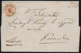1854 3kr MP III Levélen "EPERJES" - "KÉSMÁRK" - Other & Unclassified
