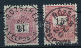 O "RÓZSAHEGY / LEVÉLPOSTA" + "RÓZSAHEGY / KOCSIPOSTA" - Other & Unclassified
