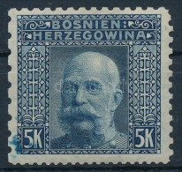 * 1906 5K Bélyeg 9:9:12:6 Vegyes Fogazással, Festékfolttal - Other & Unclassified