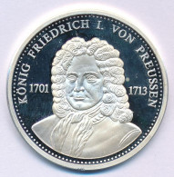 Németország 1982. "König Friedrich I. Von Preussen 1701-1713 / Königreich Preussen Seit 1701." Ag Emlékérem (19,91g/0.99 - Unclassified