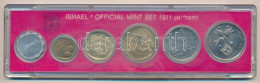 Izrael 1971. 1a-1L (6xklf) Forgalmi Sor Műanyag Tokban T:UNC Israel 1971. 1 Agora - 1 Lira (6xdiff) Coin Set In Plastic  - Unclassified