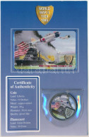 Libéria 2001. 10$ Cu-Ni "Pearl Harbor" Egyik Oldalon Multicolor Képpel, Díszlapon, Telefonkártyával T:PP Liberia 2001. 1 - Unclassified