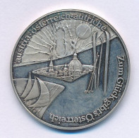 Ausztria DN "Austria-Österreich-Autriche - Zum Glück Gibts Österreich / Österreich" Jelzett Ag Emlékérem (15g/0.925/35mm - Unclassified