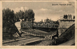 ** T2/T3 Bialystok, Gesprengte Brücke / WWI Military Destructions, Blown-up Bridge (EK) - Unclassified
