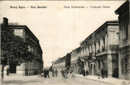 * T2/T3 Nowy Sacz, Neu Sandez, Újszandec; Ulica Krakowska, Drogueria / Krakauer Gasse / Street, Drugstore, Shops (EK) - Unclassified