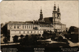 T4 Nysa, Neisse; Kreuzkirche / Church. Die Welt In Photographien Hermann Hillger Verlag 1899 (cut) - Unclassified