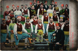 ** T2/T3 Salut De L'Orient. Pompiers Irreguliers De Galata Avec Leur Chef (Kemer-Alty) / Török önkéntes Tűzoltók Csoport - Unclassified