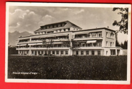 ZZJ-31  Nouvel Hopital De Aigle. Cachet Militaire 1944 Pour Bougy-Villars. Carte-photo De B. Juvet Photo Aigle - Aigle