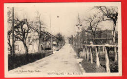 ZZJ-37 RARE Donneloye Jura-Nord Vaudois,  Rue Principale . Circ. Donneloye 1933 Vers Lully Sur Morges. Moderne Photos GE - Donneloye