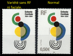 France N°3657a** Variété Sans RF Ni Faciale. Cote 150€ - Unused Stamps