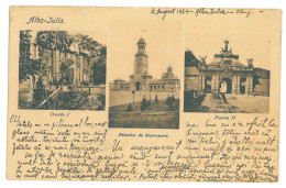 RO 59 - 16684 ALBA-IULIA, Romania - Old Postcard - Used - 1924 - Romania
