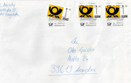 Deutschland Germany Allemagne -  Großbrief Mit 3 Briefmarken  Individuell Posthorn 1x 0,45 € Und 2x 0,62 € Vom 5.3.15 - Brieven En Documenten