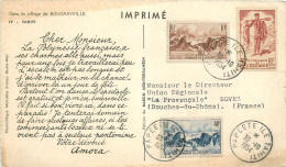 Tahiti 1954 - Croisiere Amora - CP Danseuses Vahinés Papeete - Tahiti