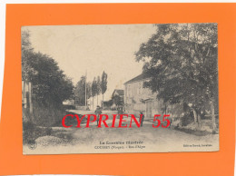 CPA  COUSSEY  (Vosges) -  La Lorraine Illustrée - Café D'Alger - Edition Dermé Buraliste - Coussey