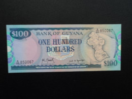 GUYANA : 100 DOLLARS   ND 1989    P 26   Nature 8    NEUF - Guyana