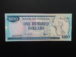 GUYANA : 100 DOLLARS   ND 1989    P 31   Nature 10     NEUF - Guyana