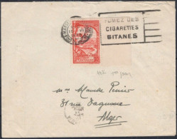 FRANCE N°442 SEUL SUR LETTRE CACHET A DATE DU 10/06/1939 PREMIER JOUR D'EMISSION - Lettres & Documents