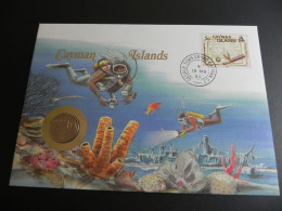 Cayman Islands 10 Cents 1987 - Numis Letter 1990 - Iles Caïmans